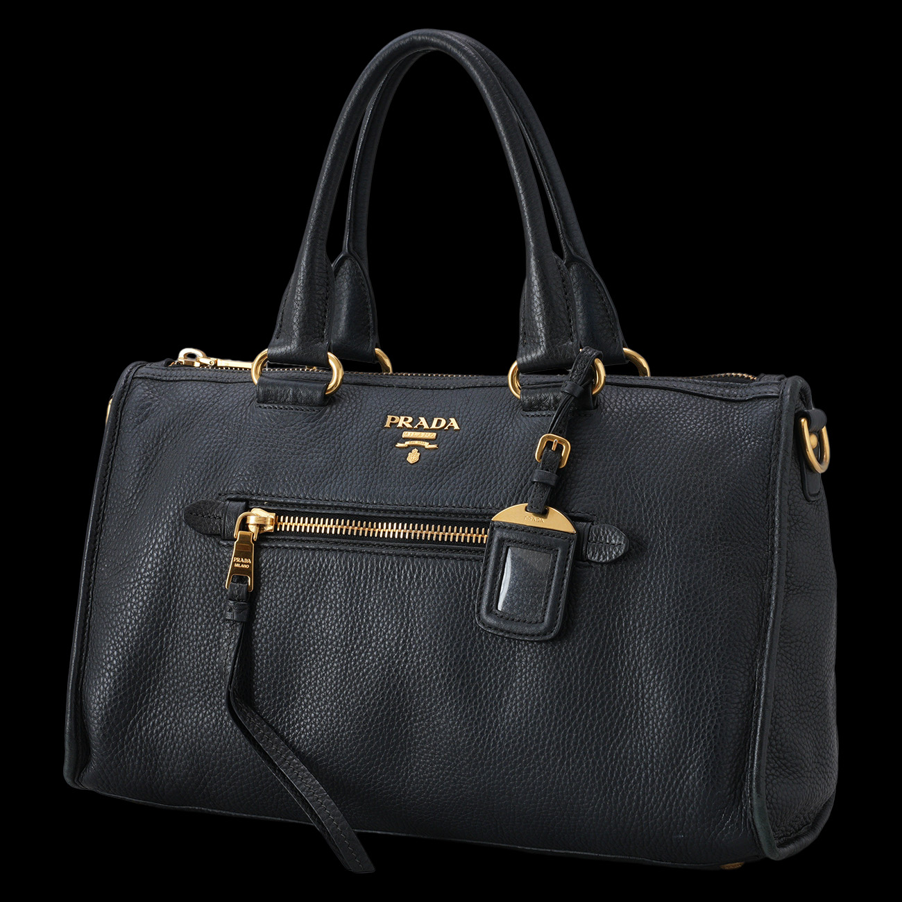 PRADA(USED)프라다 비텔로 다이노 모터백