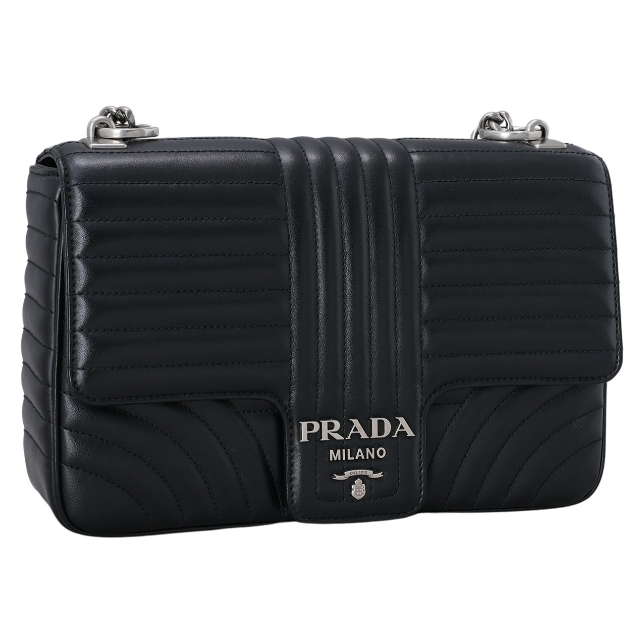 PRADA(USED)프라다 1BD135 다이아그램 체인 숄더백