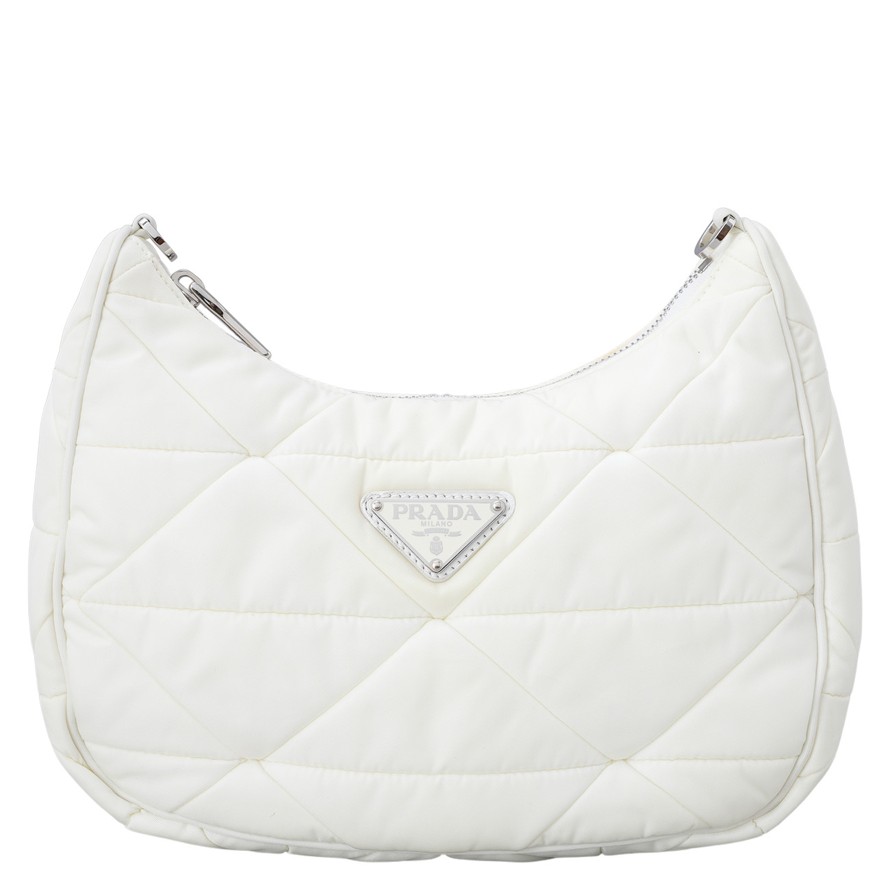 PRADA(USED)프라다 1BC151 리나일론 패딩 호보 백