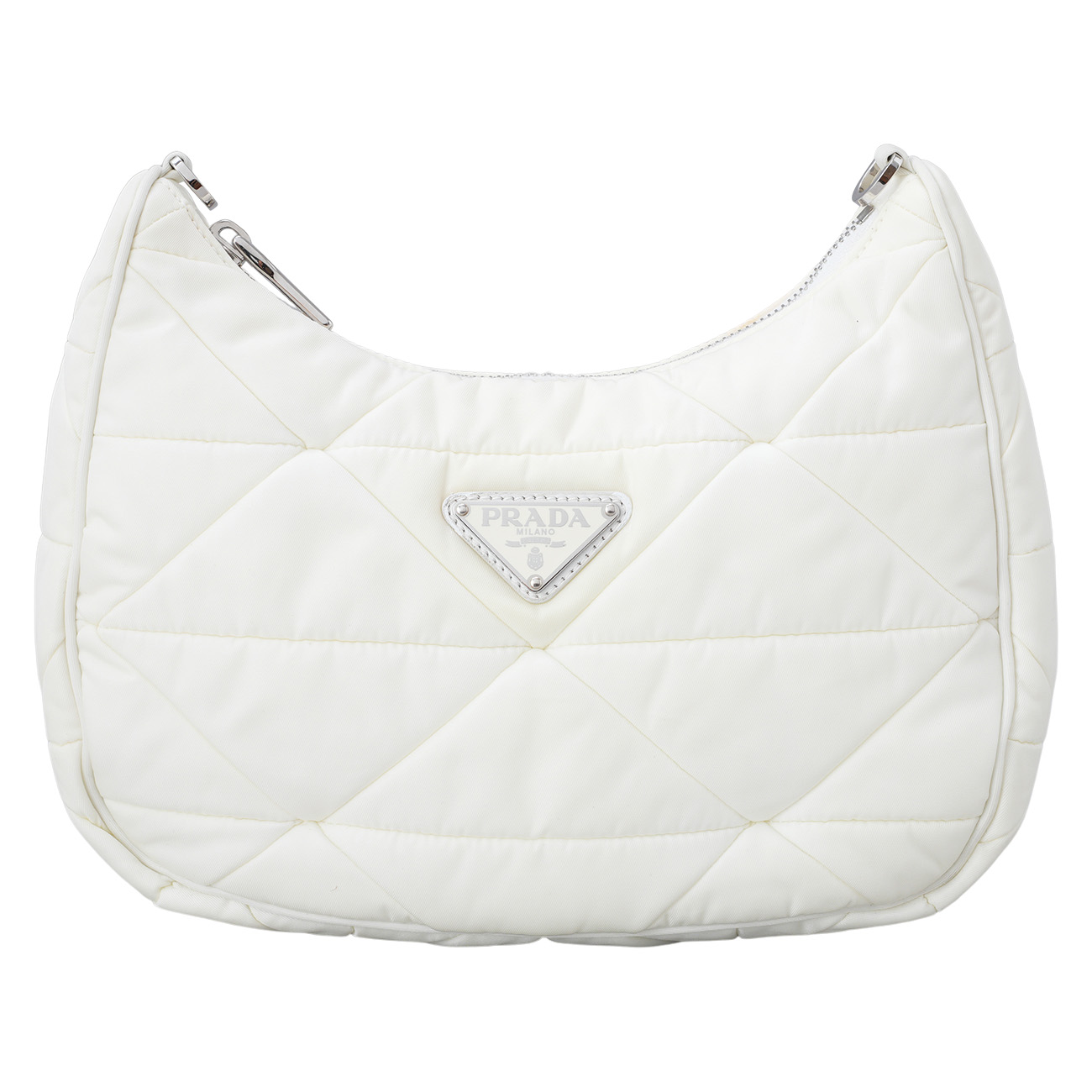 PRADA(USED)프라다 1BC151 리나일론 패딩 호보 백