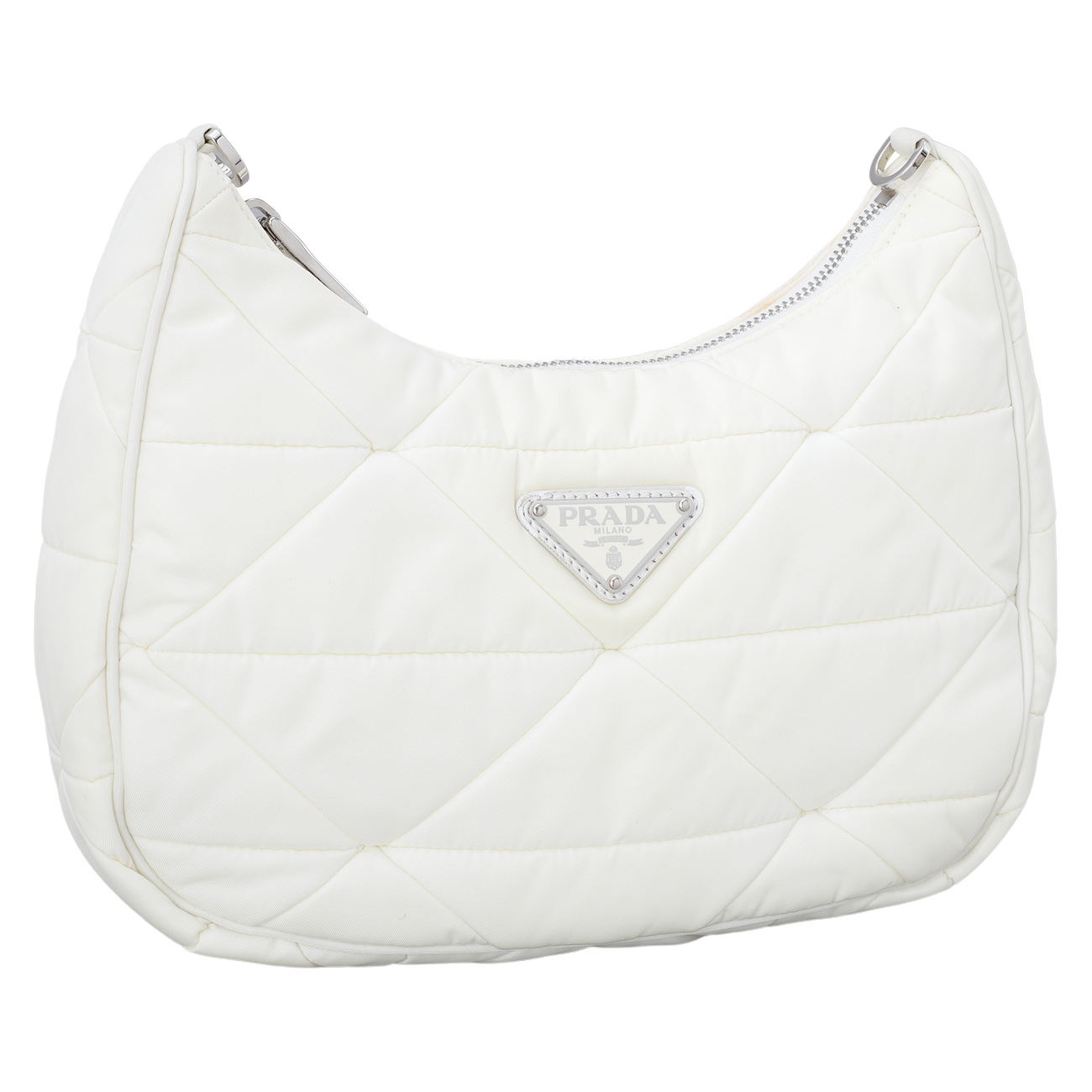 PRADA(USED)프라다 1BC151 리나일론 패딩 호보 백