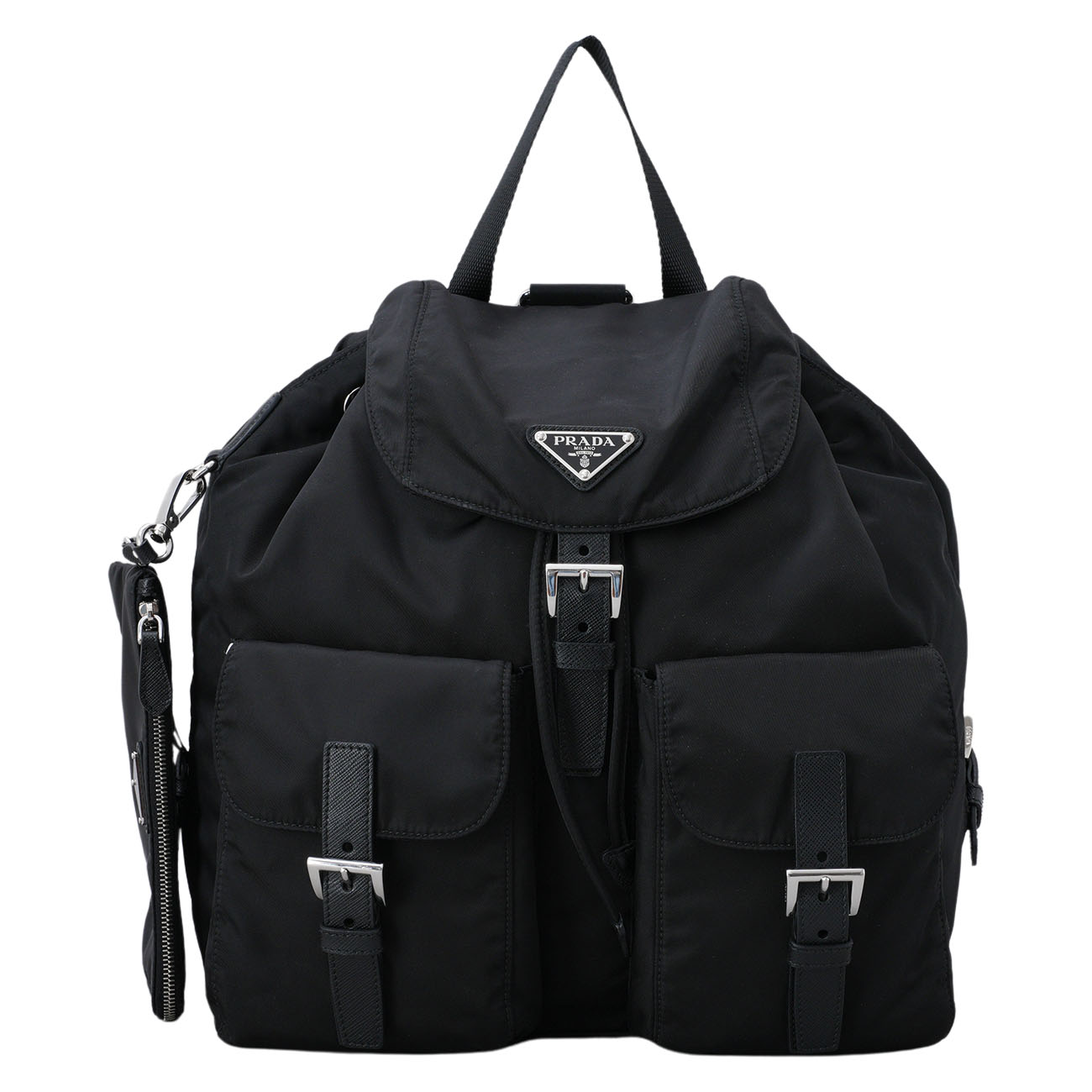PRADA(USED)프라다 1BZ811 리나일론 투포켓 백팩