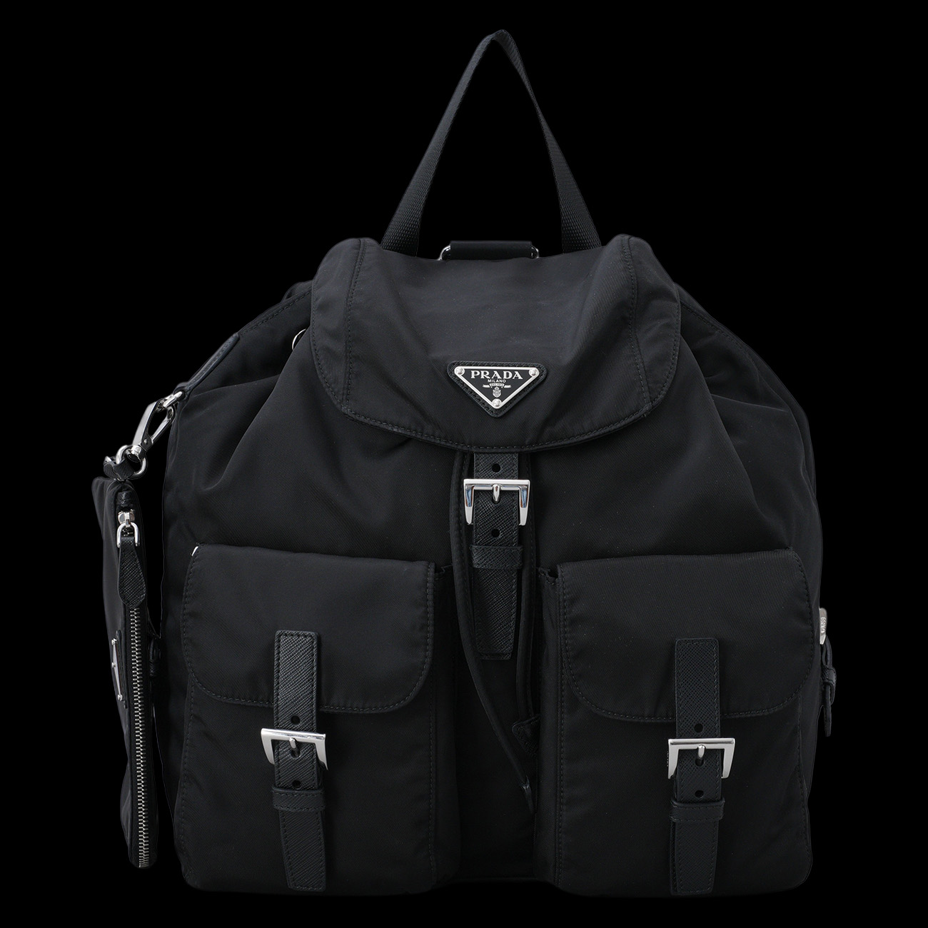 PRADA(USED)프라다 1BZ811 리나일론 투포켓 백팩