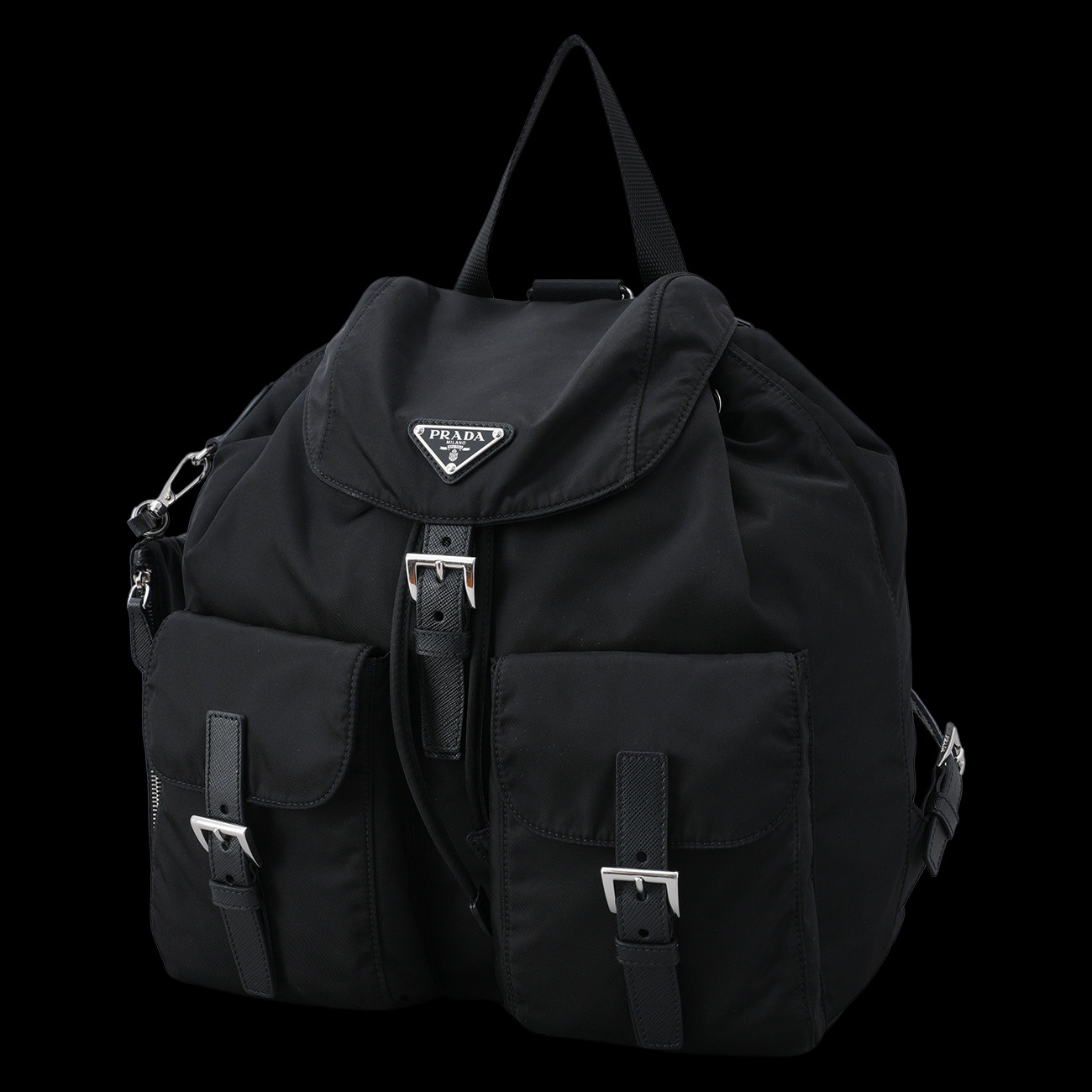 PRADA(USED)프라다 1BZ811 리나일론 투포켓 백팩