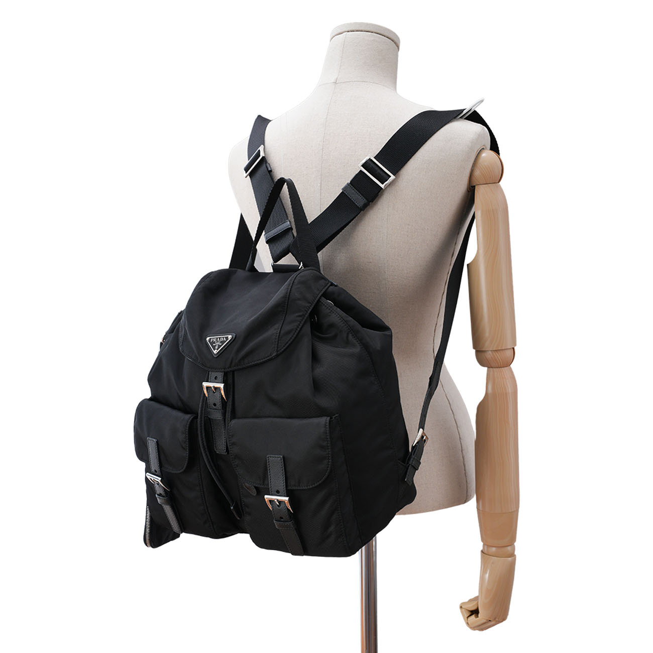PRADA(USED)프라다 1BZ811 리나일론 투포켓 백팩