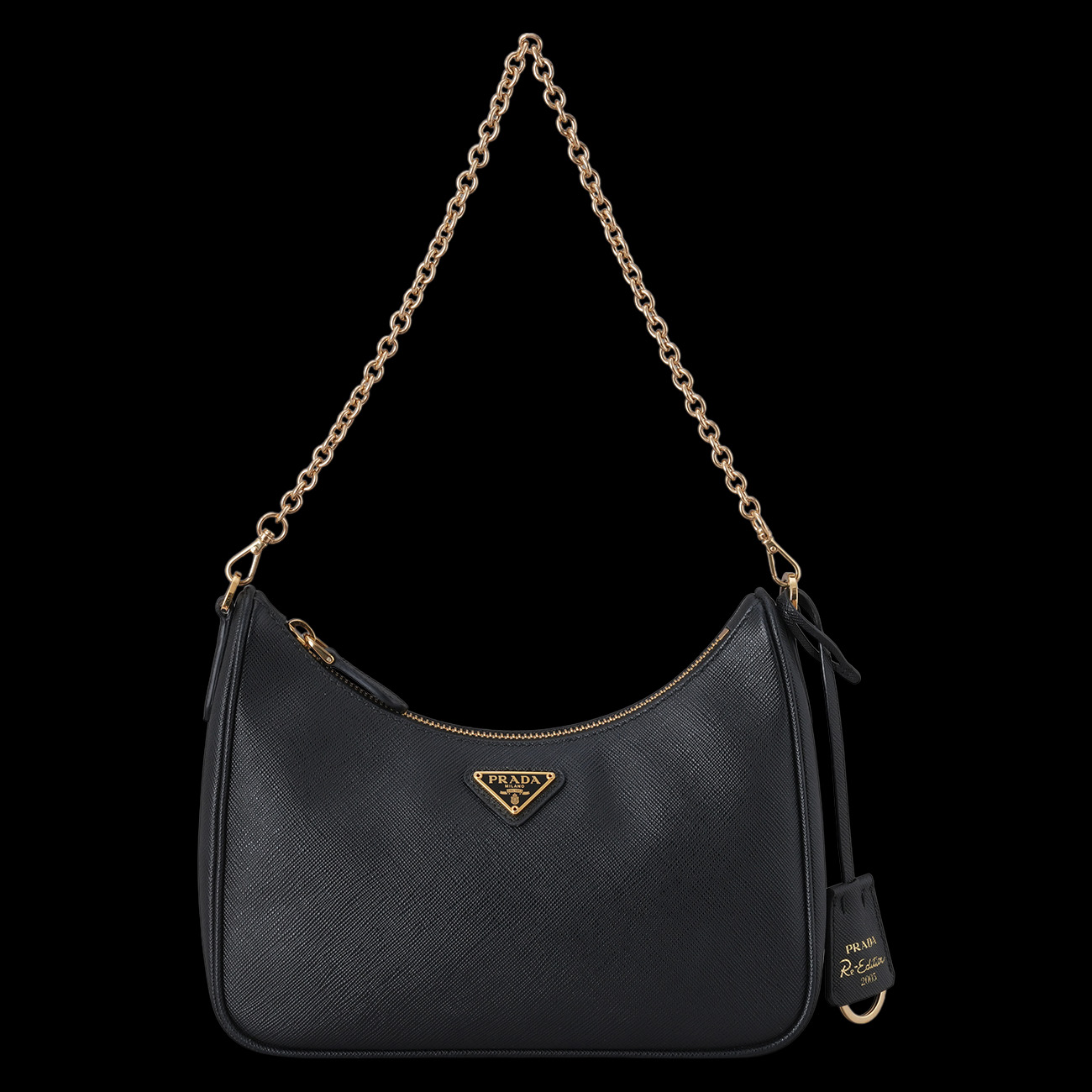PRADA(USED)프라다 1BH204 사피아노 럭스 호보백