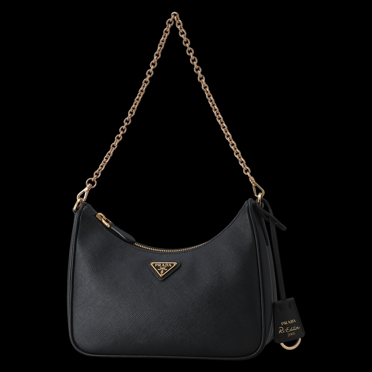 PRADA(USED)프라다 1BH204 사피아노 럭스 호보백