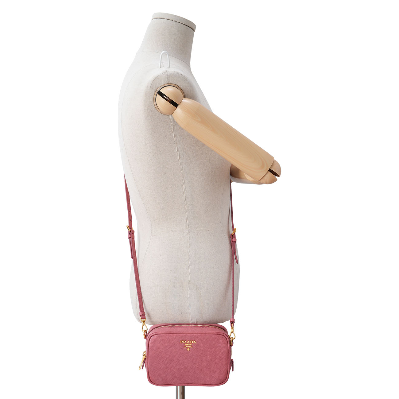 PRADA(USED)프라다 1N1674 사피아노 미니 카메라 백