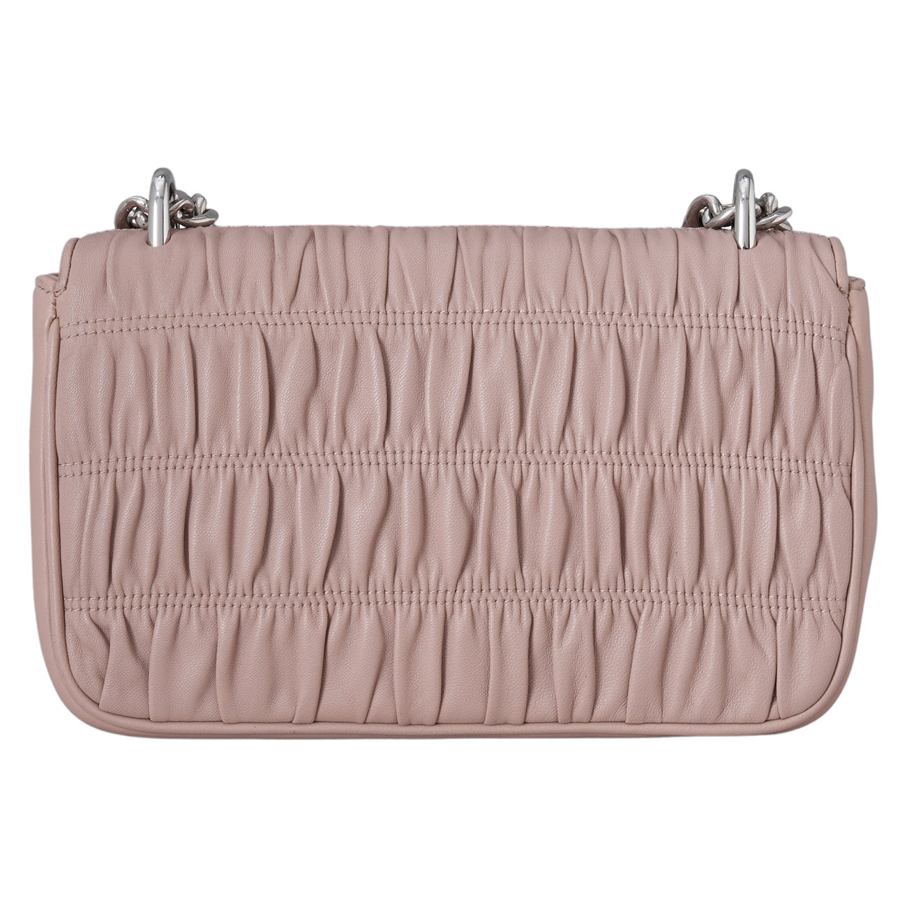 PRADA(USED)프라다 1BD140 나파 고프레 체인 숄더백