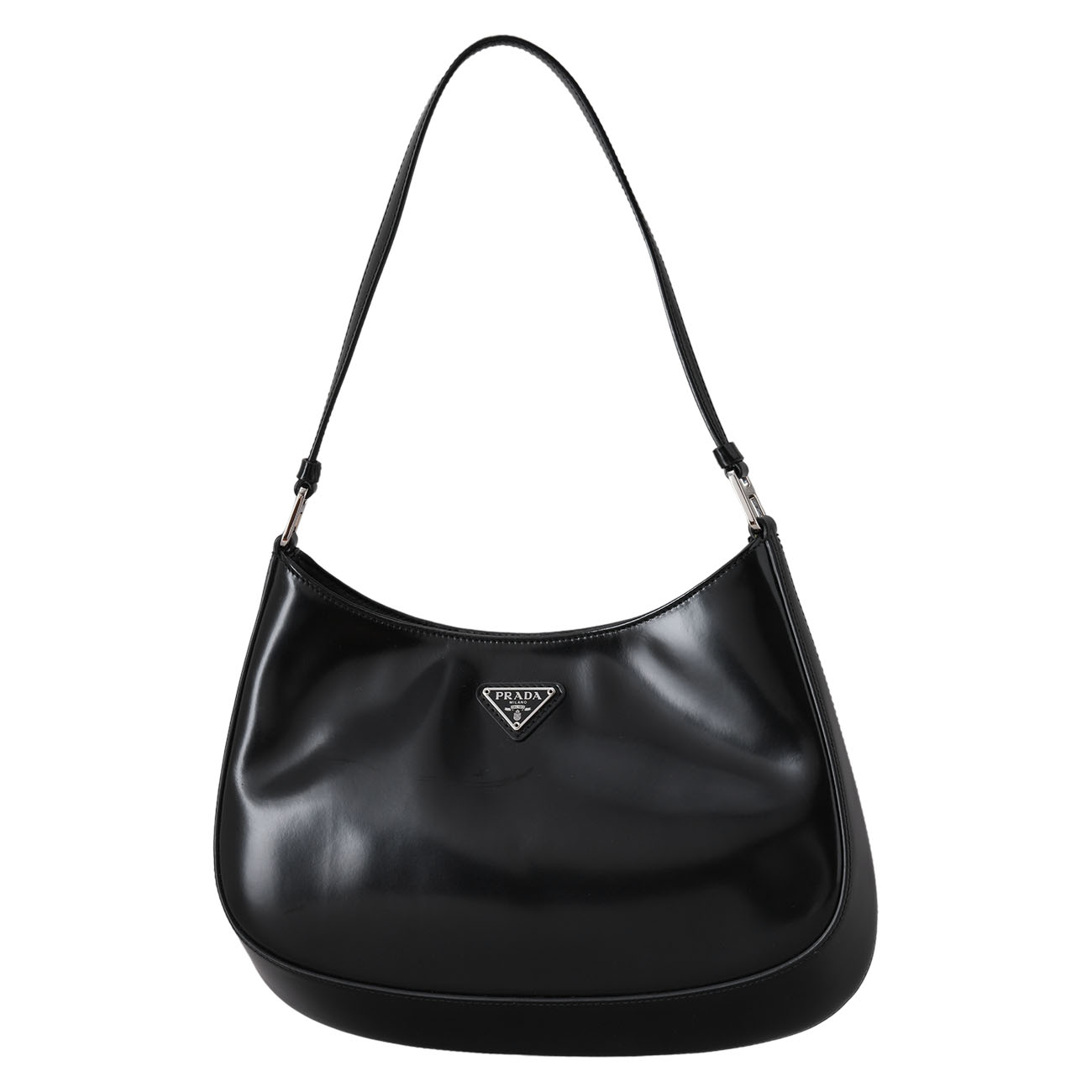 PRADA(USED)프라다 1BC499 클레오 브러시드 호보백
