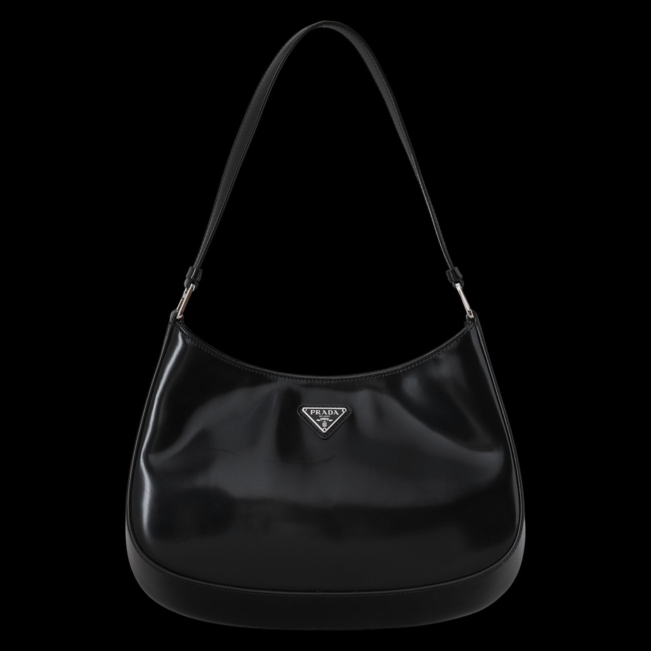 PRADA(USED)프라다 1BC499 클레오 브러시드 호보백