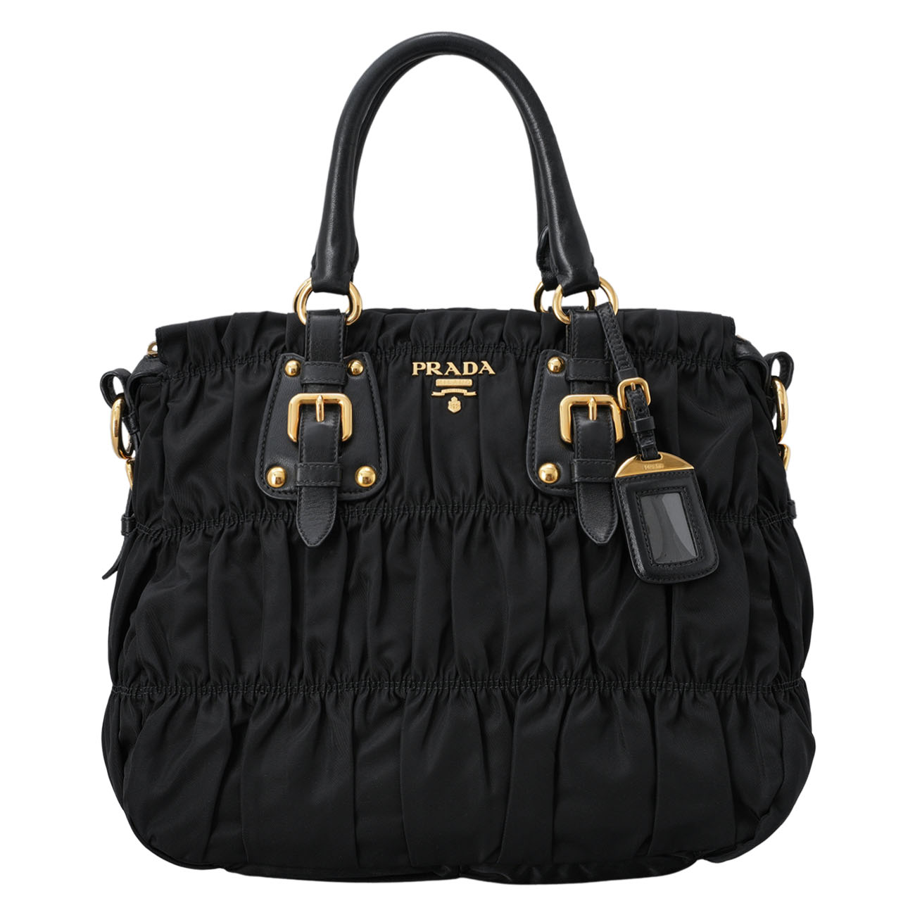 PRADA(USED)프라다 BN1336 포코노 고프레 토트겸 숄더백