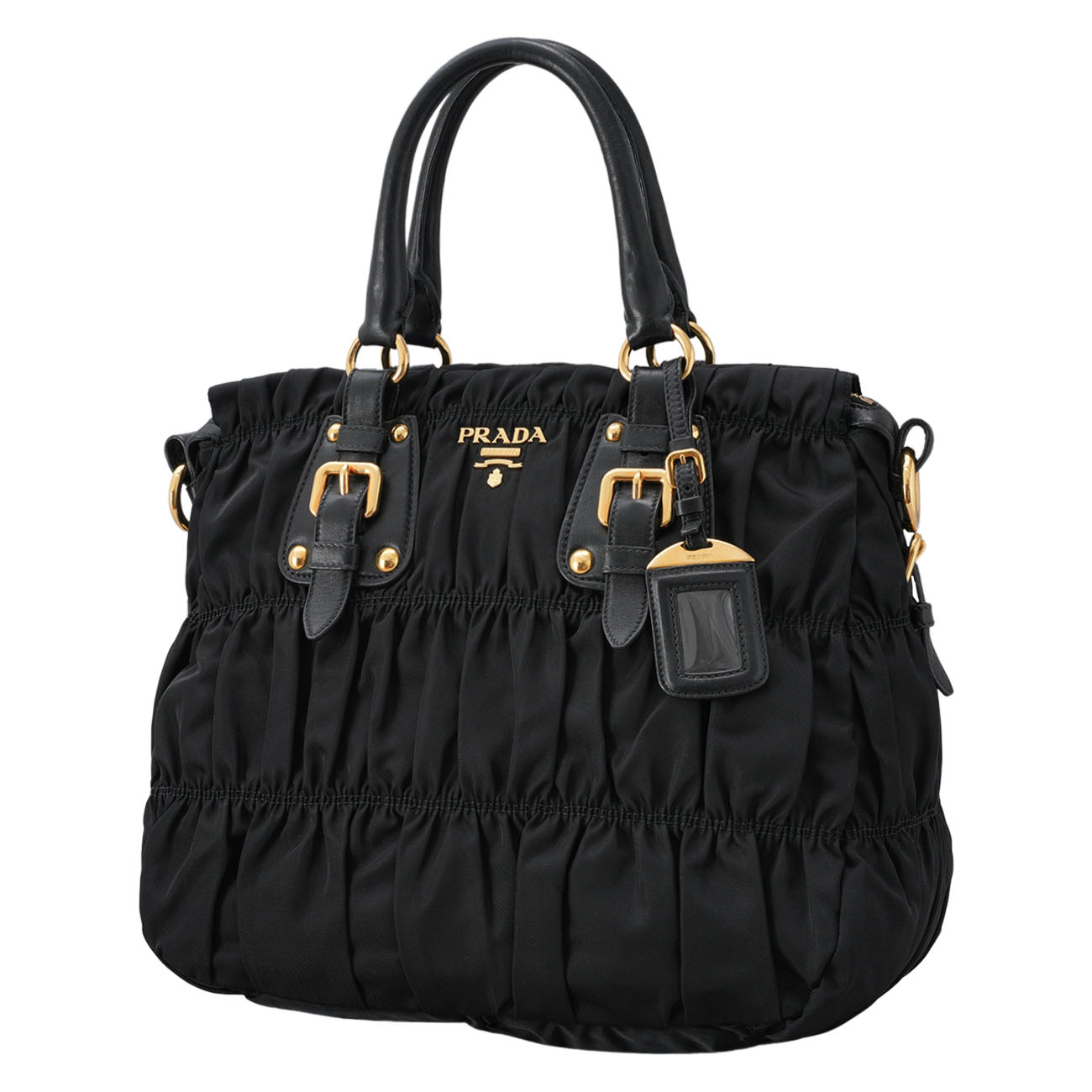 PRADA(USED)프라다 BN1336 포코노 고프레 토트겸 숄더백