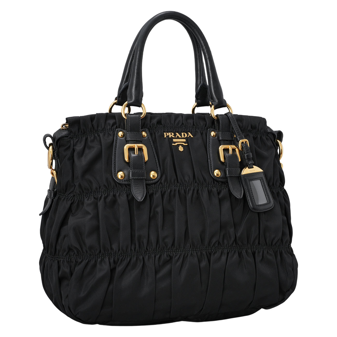 PRADA(USED)프라다 BN1336 포코노 고프레 토트겸 숄더백