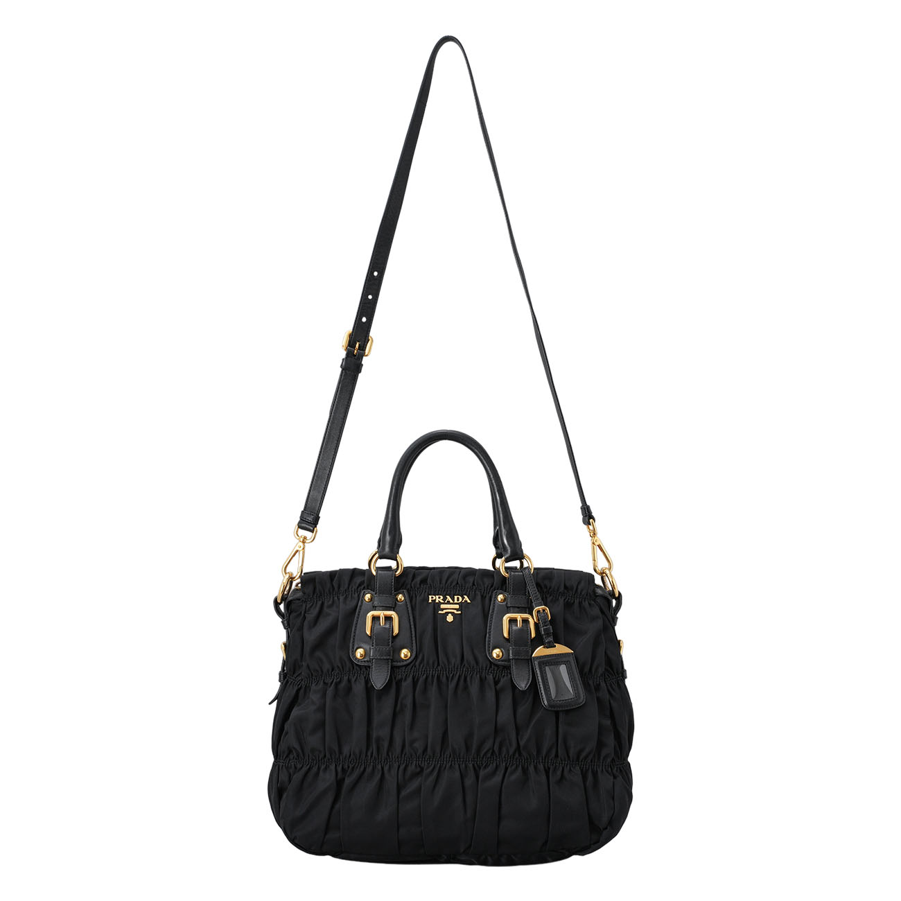 PRADA(USED)프라다 BN1336 포코노 고프레 토트겸 숄더백