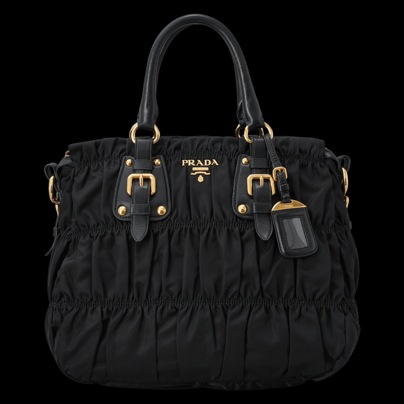 PRADA(USED)프라다 BN1336 포코노 고프레 토트겸 숄더백