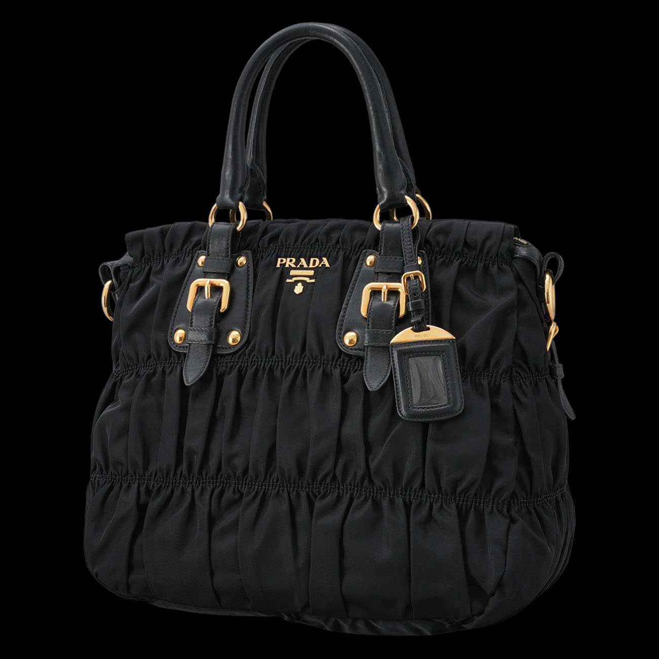 PRADA(USED)프라다 BN1336 포코노 고프레 토트겸 숄더백