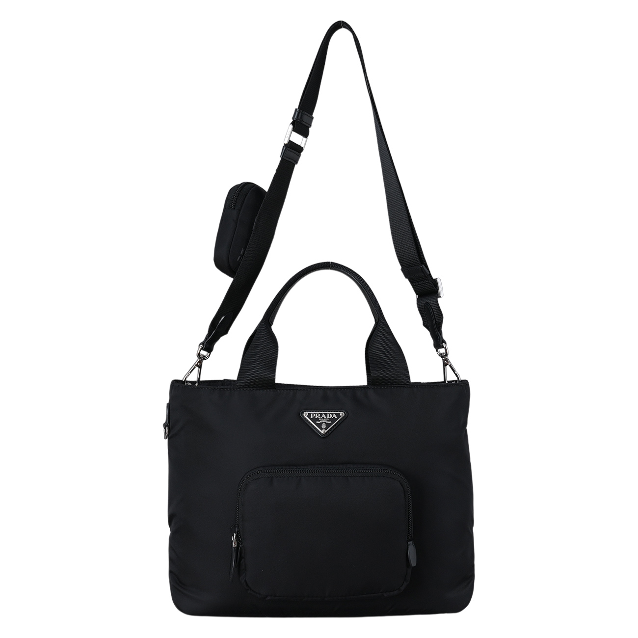 PRADA(USED)프라다 1BG354 나일론 벨라 토트백