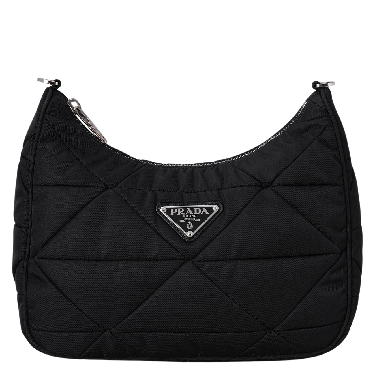PRADA(USED)프라다 1BC151 리나일론 패딩 호보 백