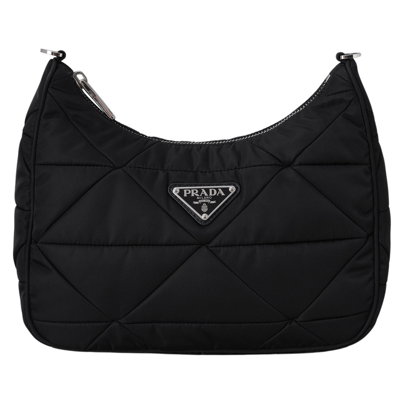 PRADA(USED)프라다 1BC151 리나일론 패딩 호보 백