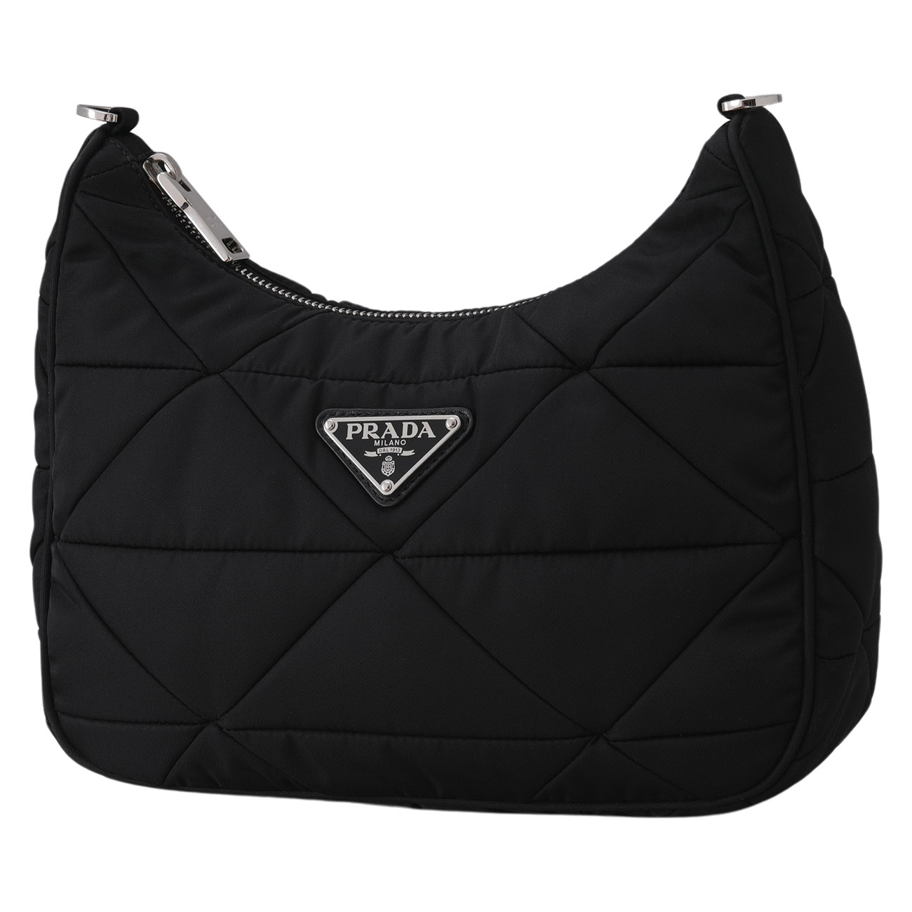 PRADA(USED)프라다 1BC151 리나일론 패딩 호보 백