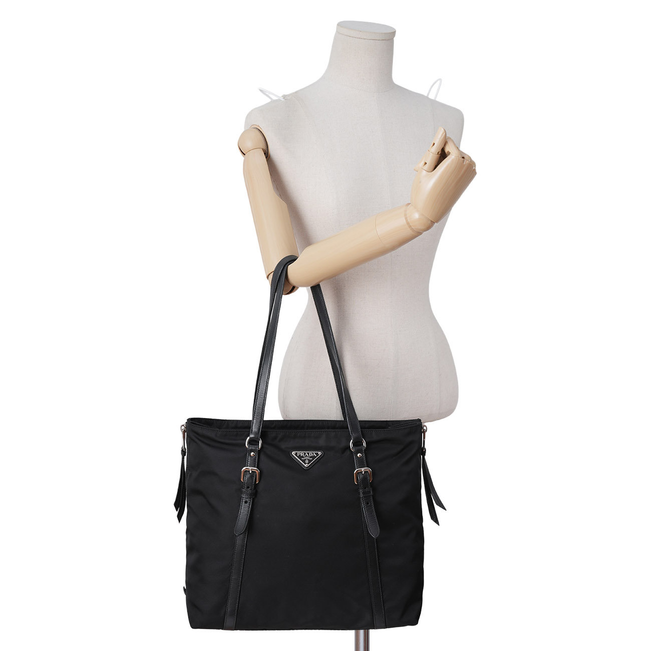 PRADA(USED)프라다 1BG228 나일론 쇼퍼백
