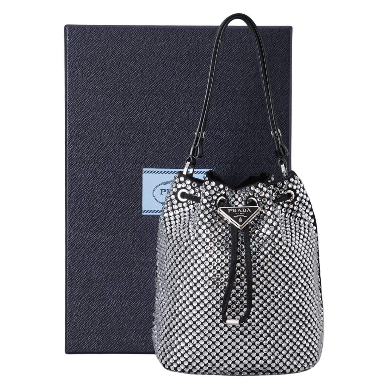 PRADA(USED)프라다 크리스탈 버킷백