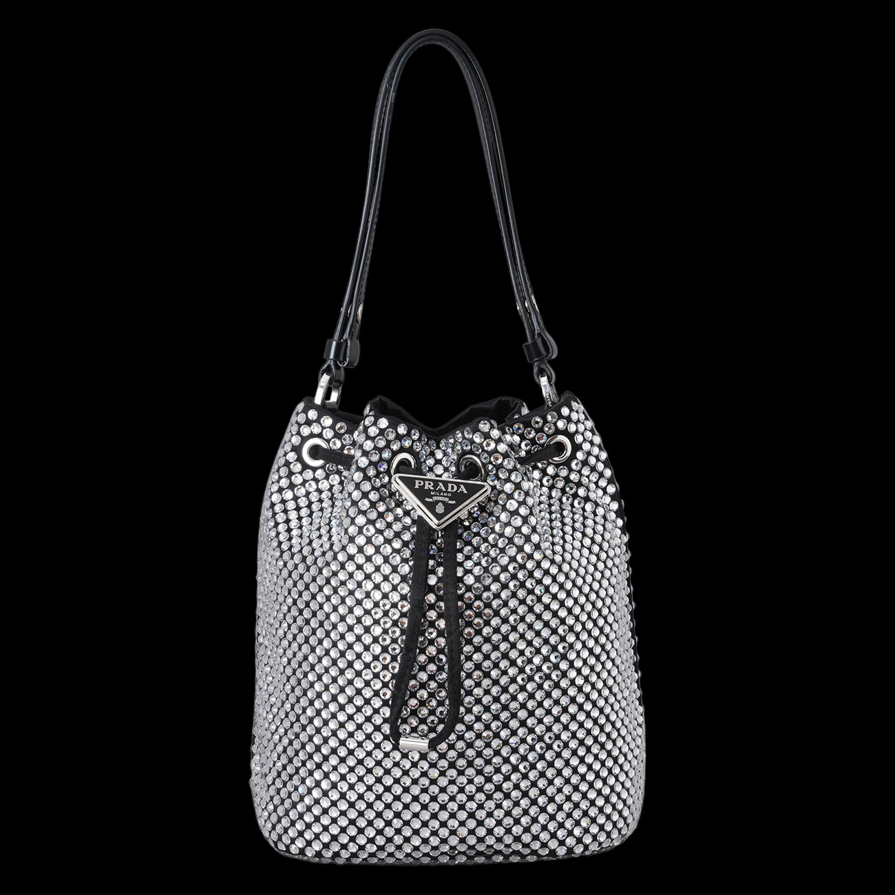 PRADA(USED)프라다 크리스탈 버킷백