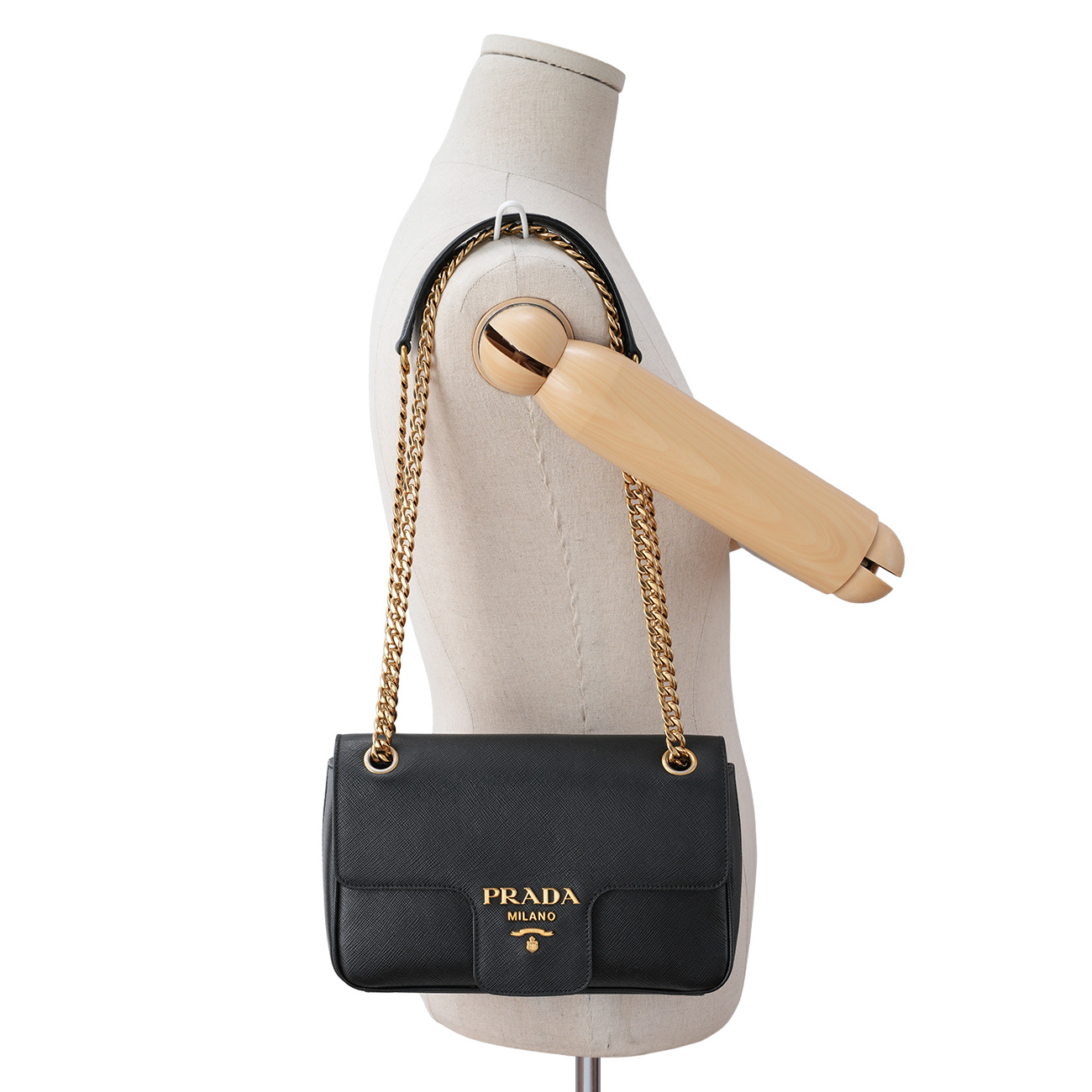 PRADA(USED)프라다 1BD193 사피아노 체인 숄더 백