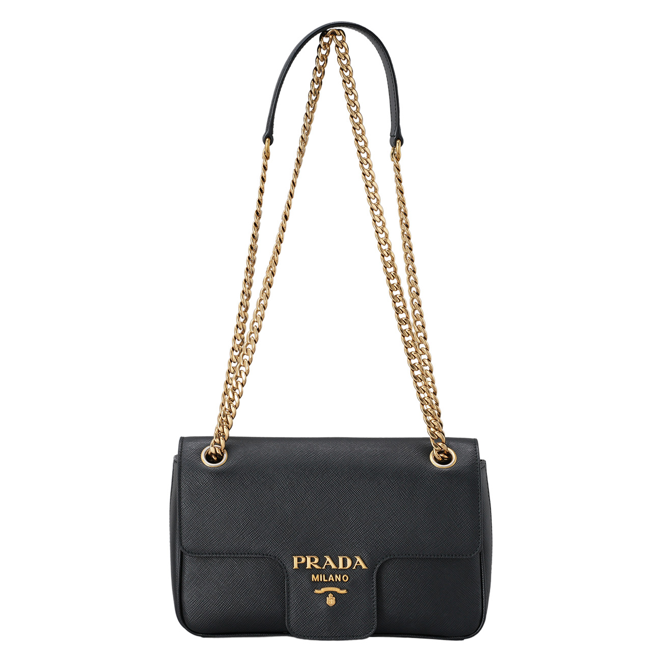 PRADA(USED)프라다 1BD193 사피아노 체인 숄더 백