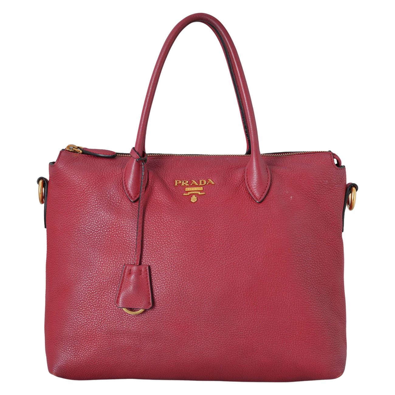PRADA(USED)프라다 1BA063 비텔로 피닉스 토트겸 숄더백