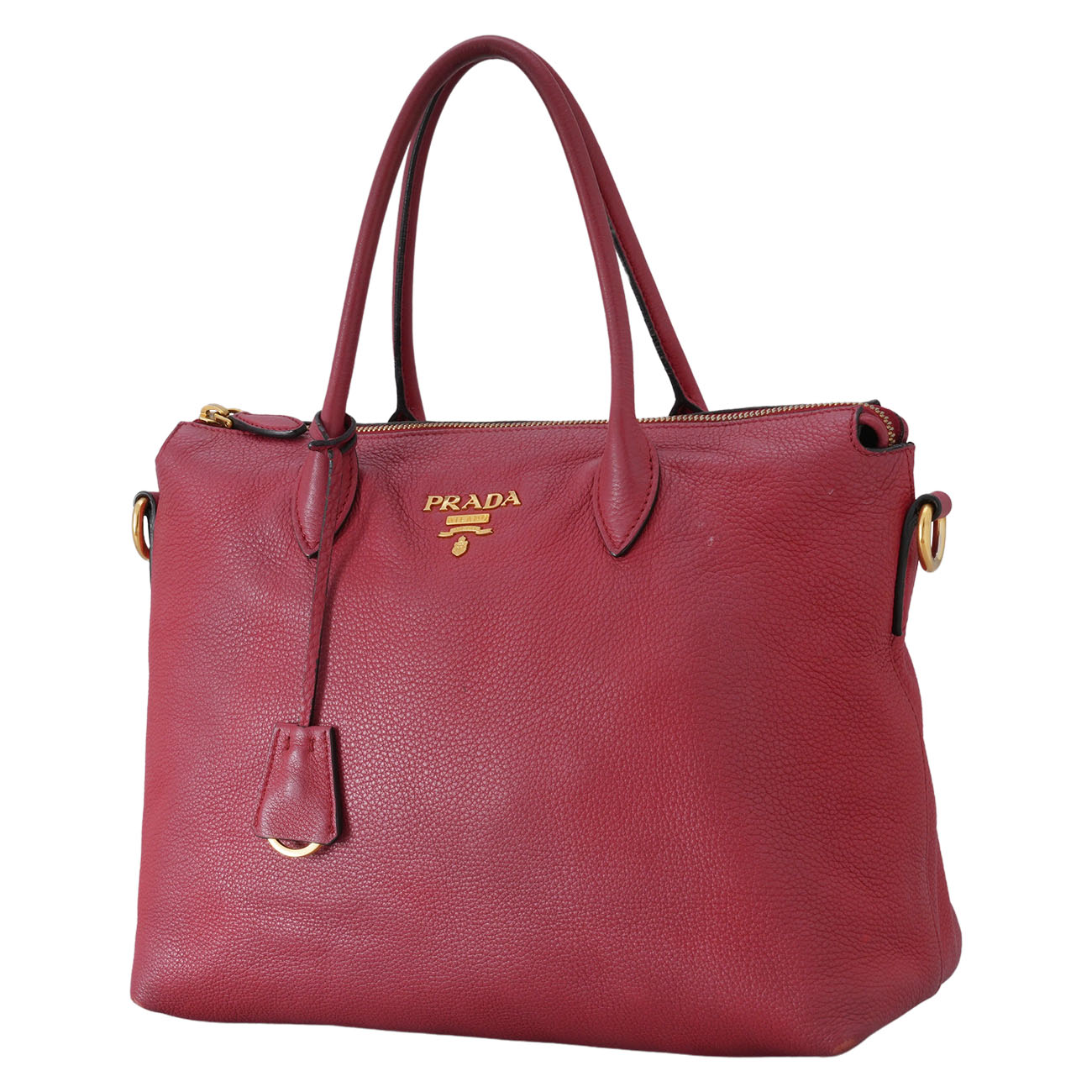 PRADA(USED)프라다 1BA063 비텔로 피닉스 토트겸 숄더백