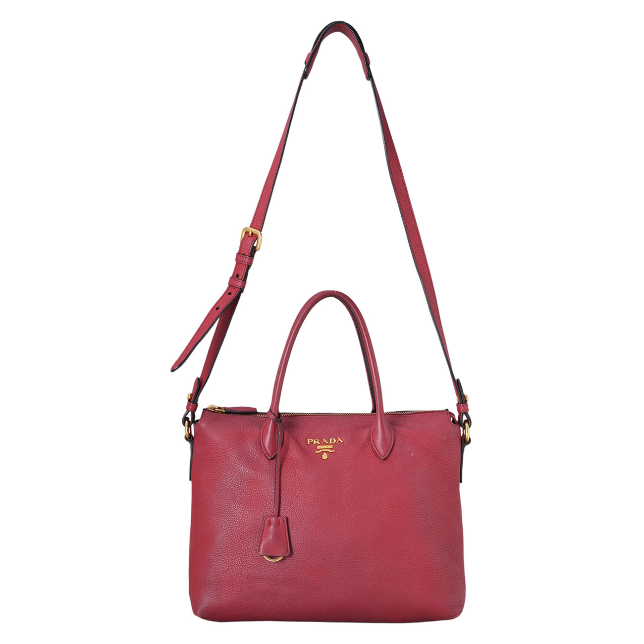 PRADA(USED)프라다 1BA063 비텔로 피닉스 토트겸 숄더백