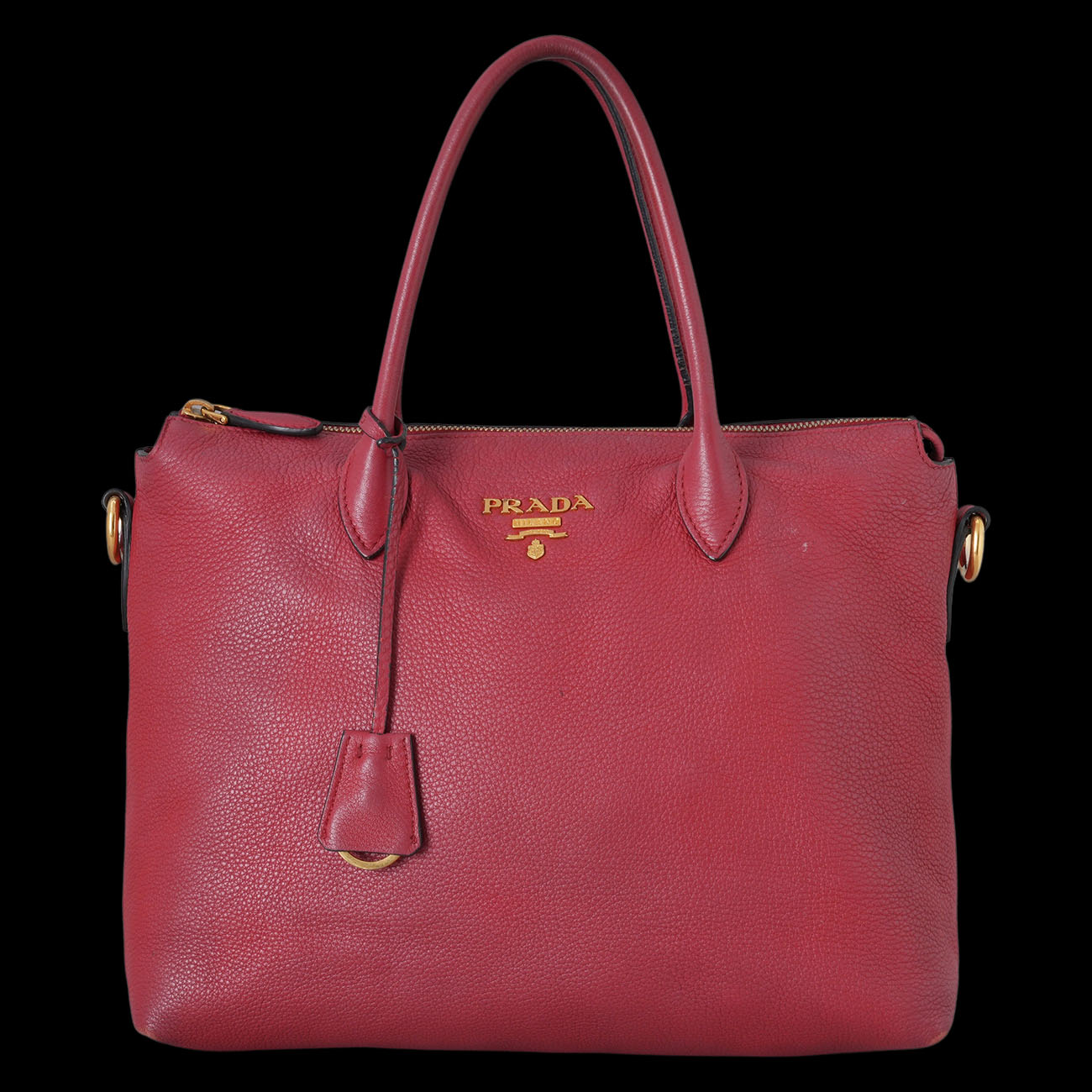 PRADA(USED)프라다 1BA063 비텔로 피닉스 토트겸 숄더백