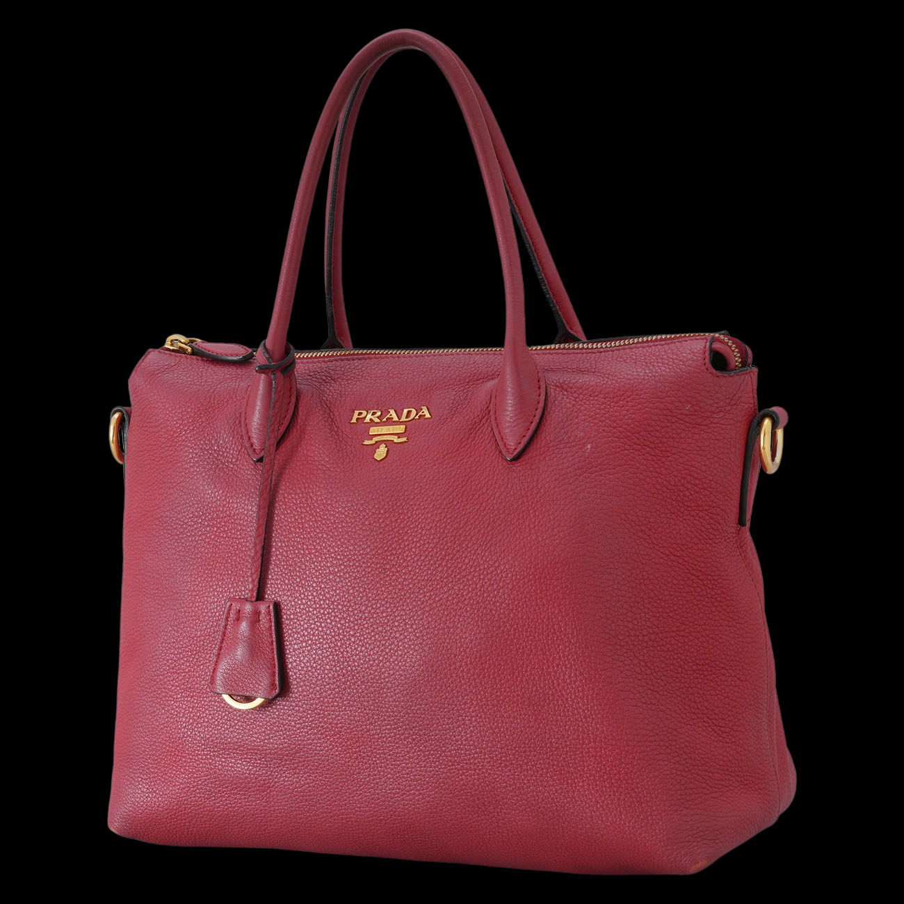 PRADA(USED)프라다 1BA063 비텔로 피닉스 토트겸 숄더백