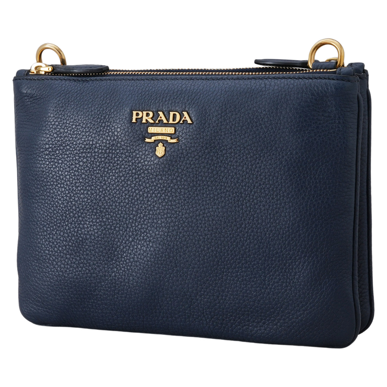 PRADA(USED)프라다 1BH046 더블 지퍼 크로스백