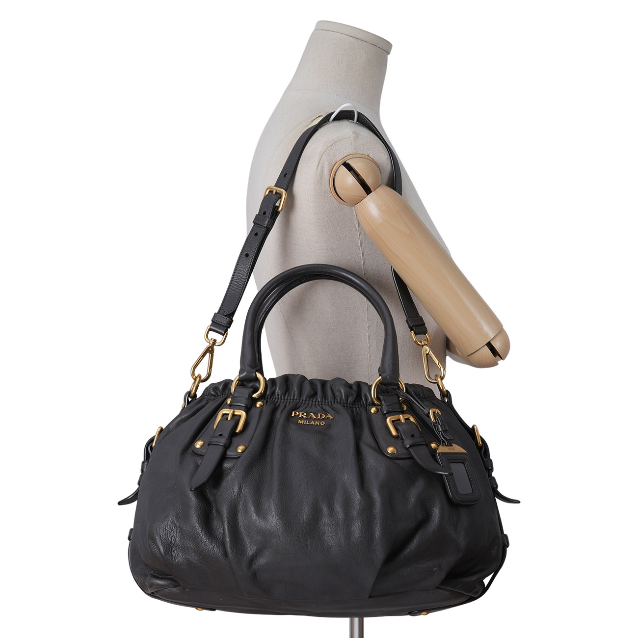 PRADA(USED)프라다 소프트카프 토트겸 숄더백