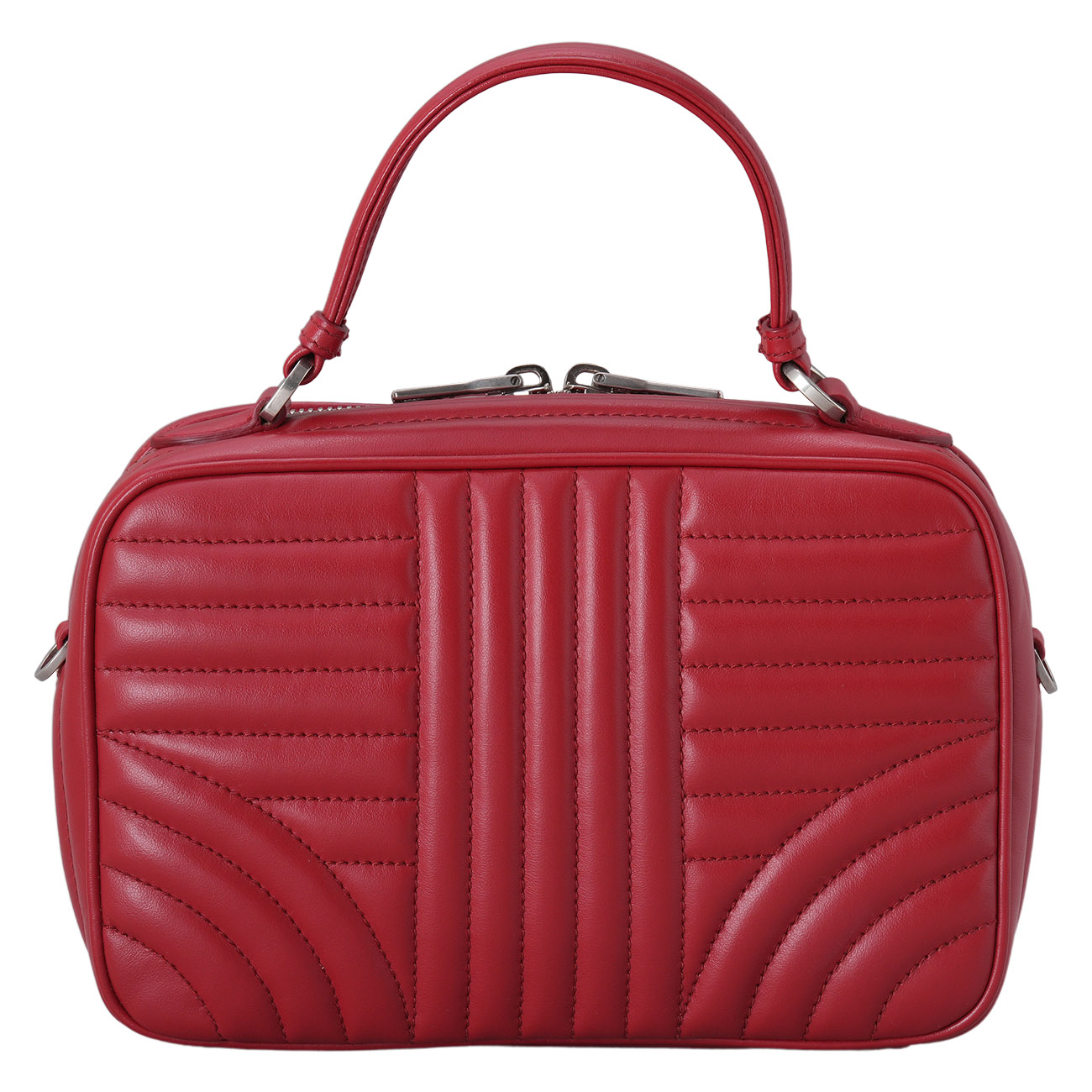 PRADA(USED)프라다 1BH118 다이어그램 탑핸들 숄더백