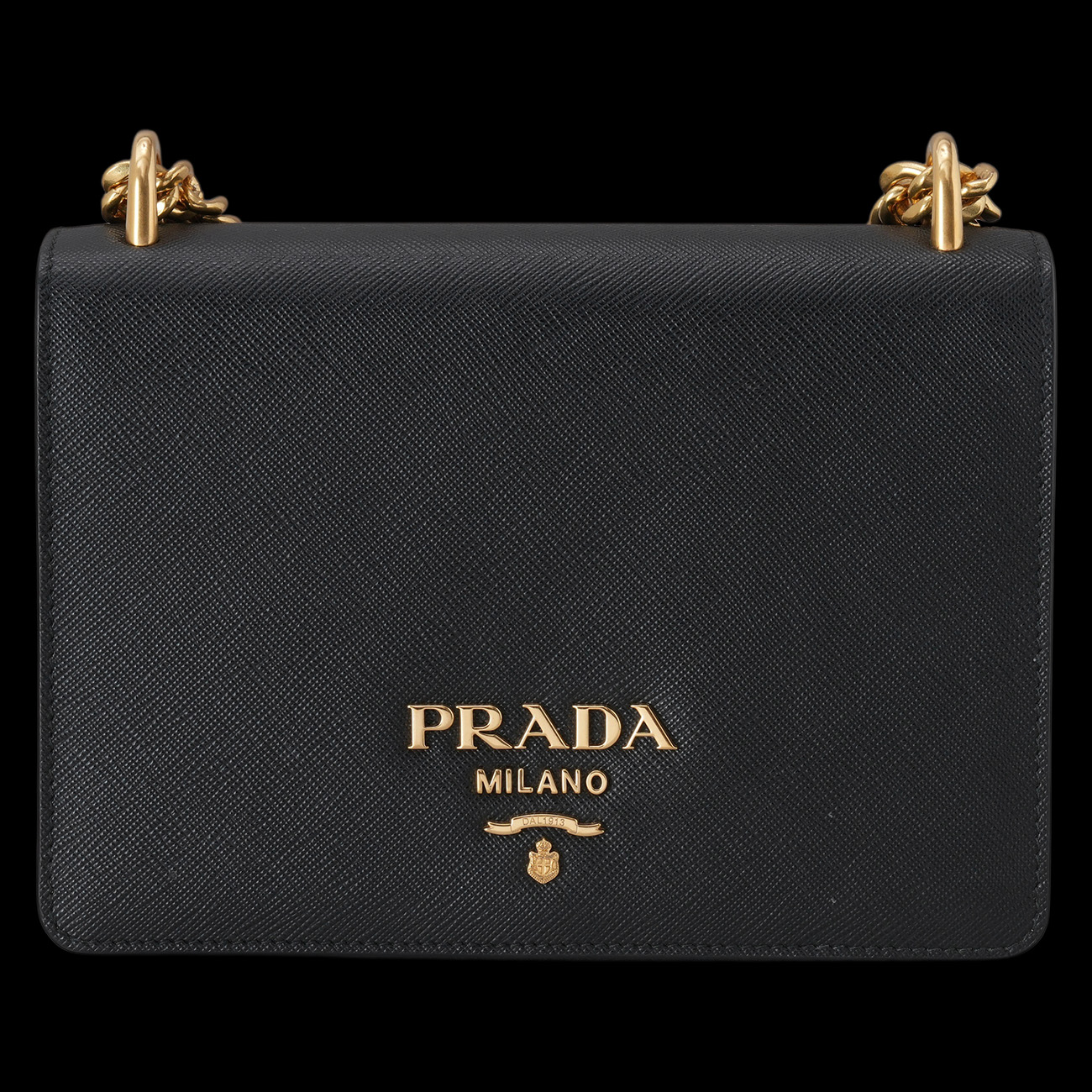 PRADA(USED)프라다 1BD133 사피아노 체인 플랩백