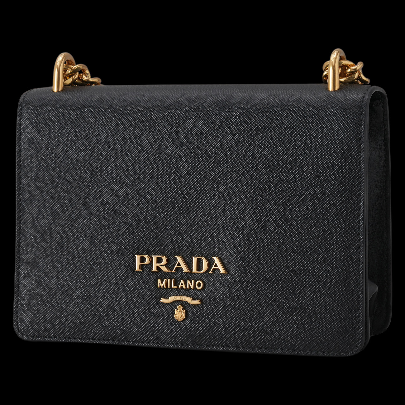 PRADA(USED)프라다 1BD133 사피아노 체인 플랩백