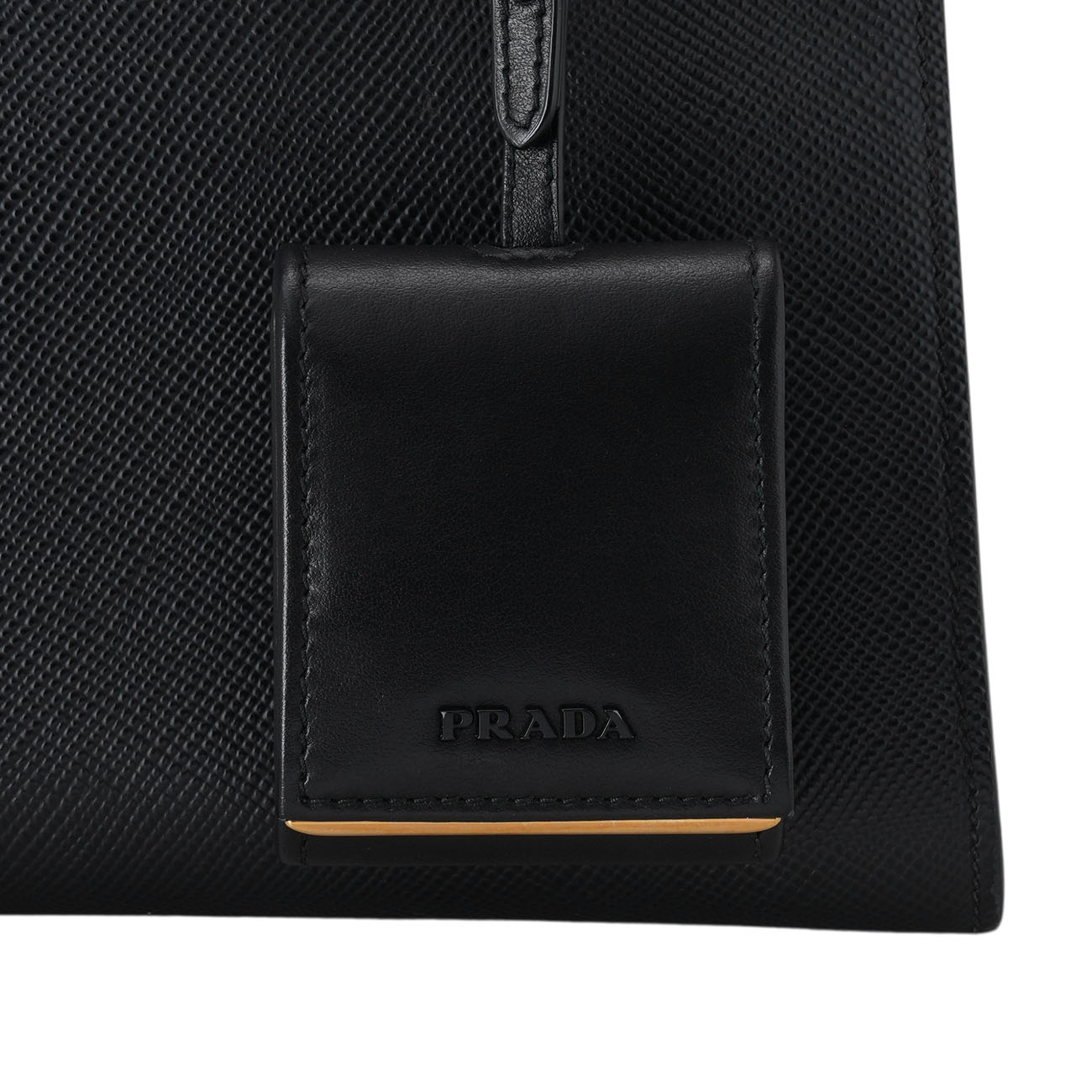 PRADA(USED)프라다 1BA156 사피아노 모노크롬 토트백