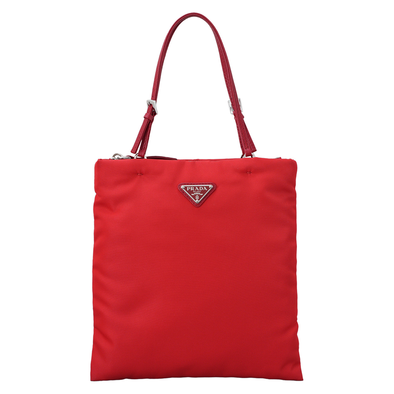 PRADA(USED)프라다 1BA252 나일론 체인 토트백