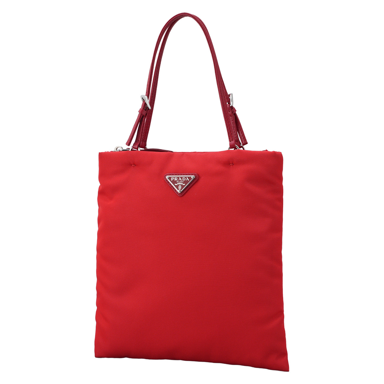PRADA(USED)프라다 1BA252 나일론 체인 토트백