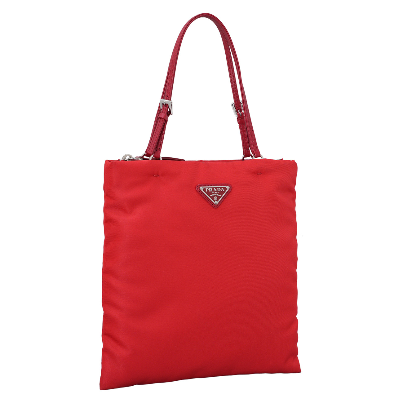 PRADA(USED)프라다 1BA252 나일론 체인 토트백