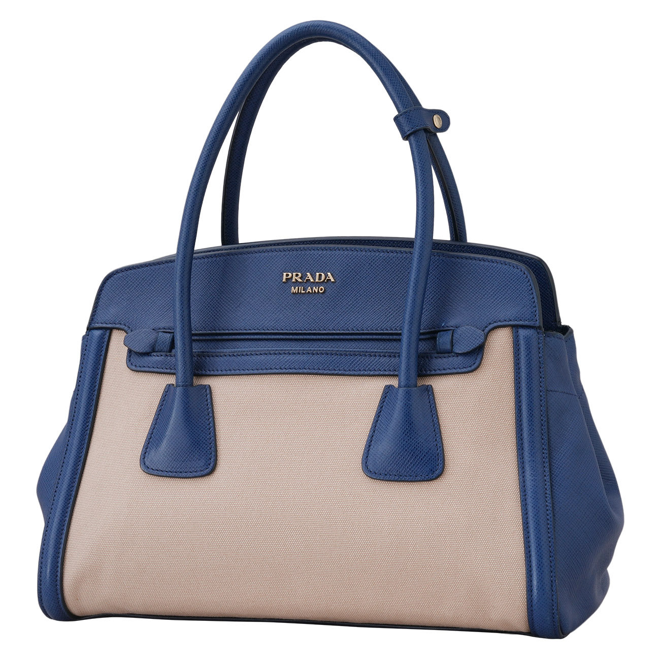 PRADA(USED)프라다 BN2595 투톤 패브릭 토트겸 숄더백