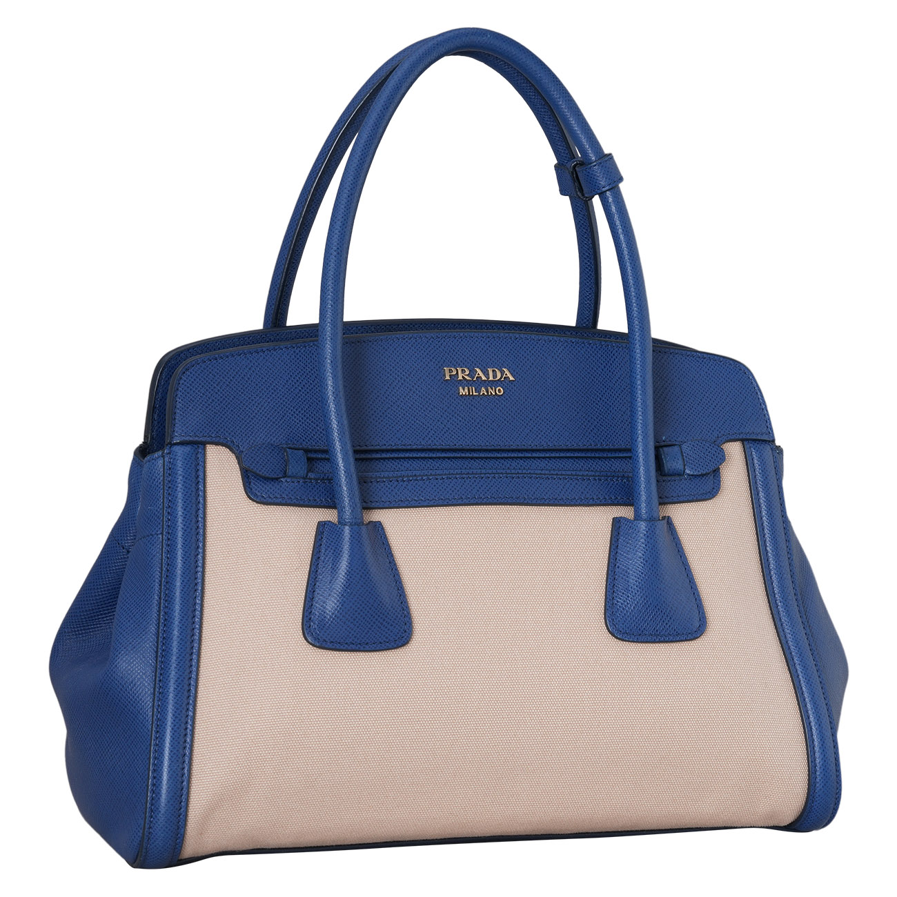 PRADA(USED)프라다 BN2595 투톤 패브릭 토트겸 숄더백