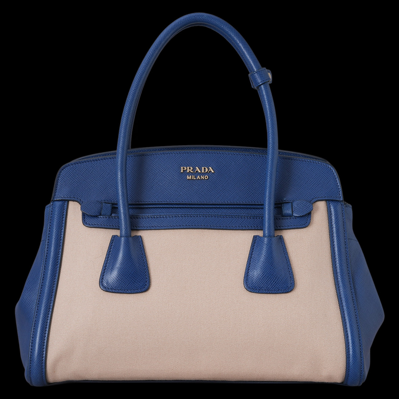 PRADA(USED)프라다 BN2595 투톤 패브릭 토트겸 숄더백