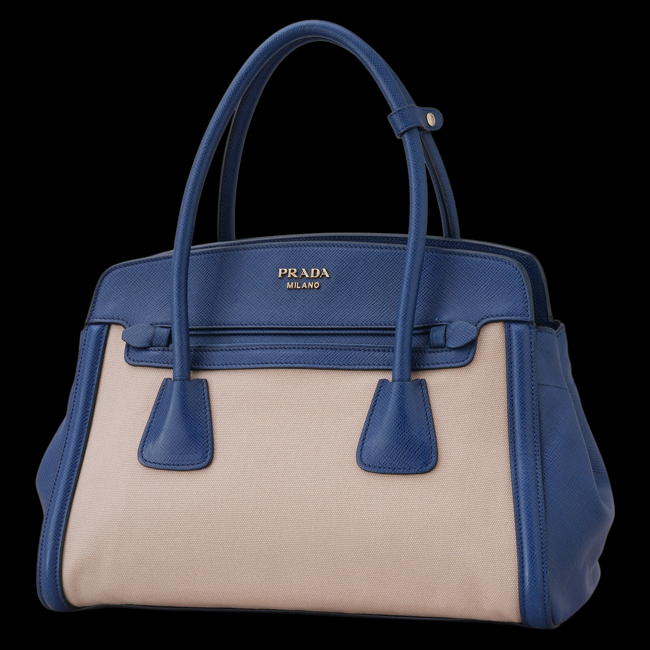 PRADA(USED)프라다 BN2595 투톤 패브릭 토트겸 숄더백
