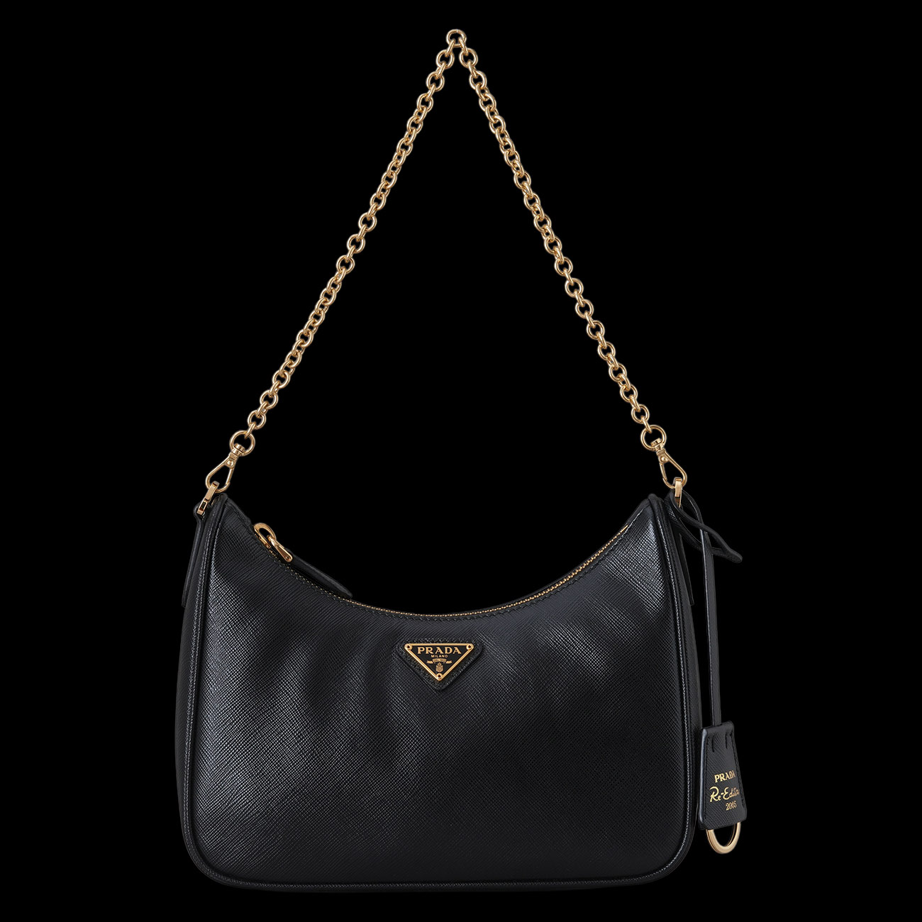 PRADA(USED)프라다 1BH204 사피아노 럭스 호보백