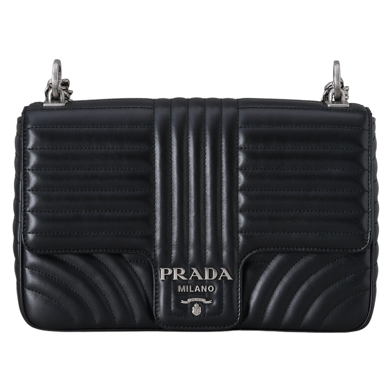 PRADA(USED)프라다 1BD135 다이아그램 체인 숄더백